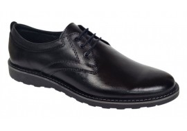 Pantofi barbati sport negri casual din piele naturala SP17NS